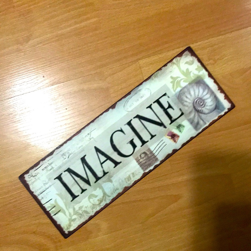 14x5 Metal decor sign 🪧